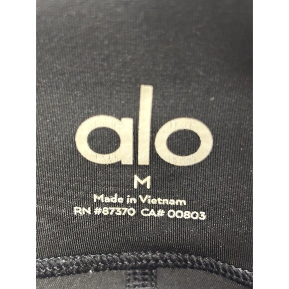 Alo Yoga Womens. High-Waist Airbrush Leggings Black Size M - Picture 11 of 11